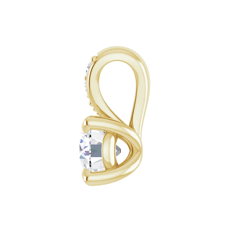 Lab-Grown Diamond Pendant 86803 - POPULAR CHOICE - Image 3