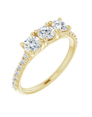 Anniversary Band, Three-Stone Diamond Style - 123589