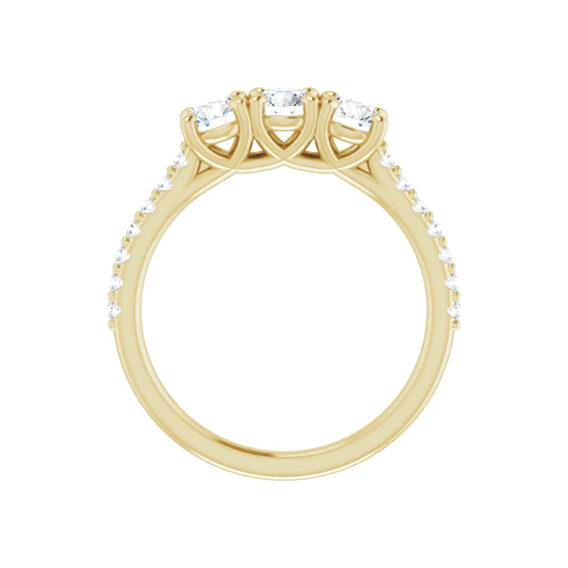 Anniversary Band, Three-Stone Diamond Style - 123589 - Image 3
