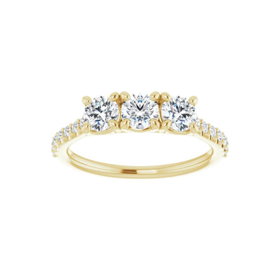 Anniversary Band, Three-Stone Diamond Style - 123589 - Image 4
