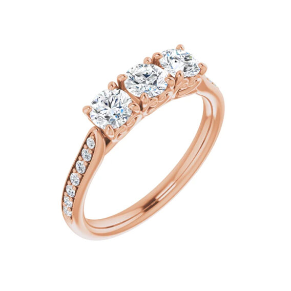 Anniversary Band, Three-Stone Diamond Style - 123589 - Image 5