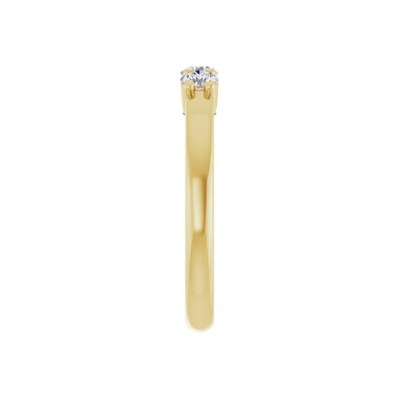 Three-Stone Diamond Anniversary Band 123975 - Image 3
