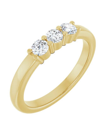 Three-Stone Diamond Anniversary Band 123975