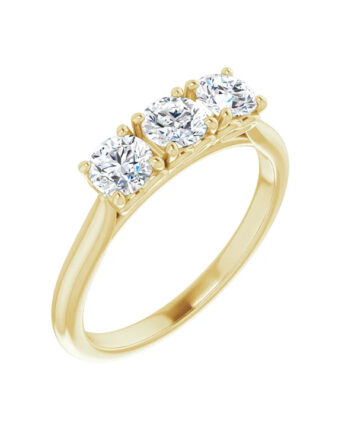 Three-Stone Diamond Anniversary Band 124064