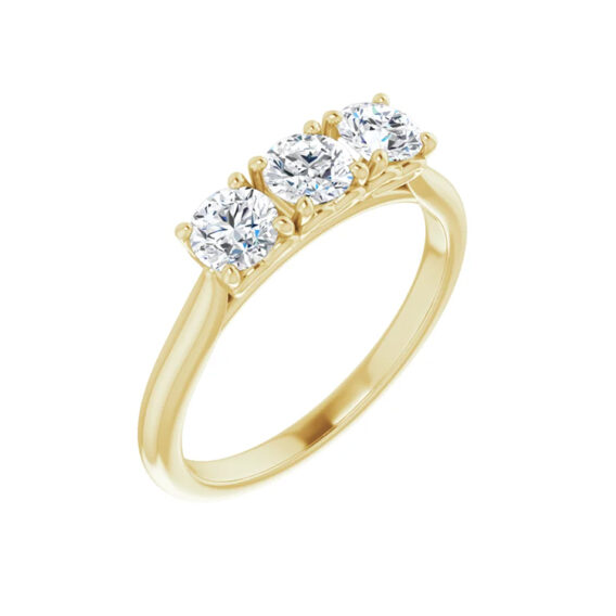 Three-Stone Diamond Anniversary Band 124064
