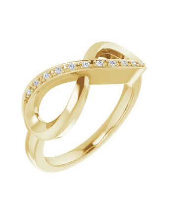 Diamond Ring, Infinity-Inspired Design - 651086 POPULAR CHOICE