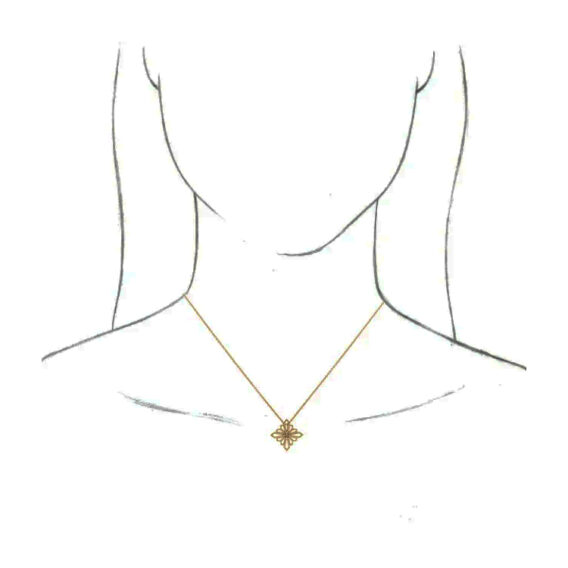 Necklace, Vintage-Inspired Geometric Design - 86984 - Image 5