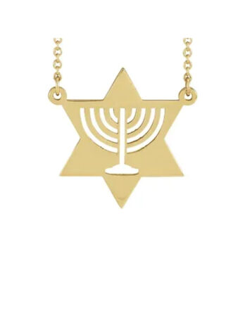 Menorah Star Necklace - 87290