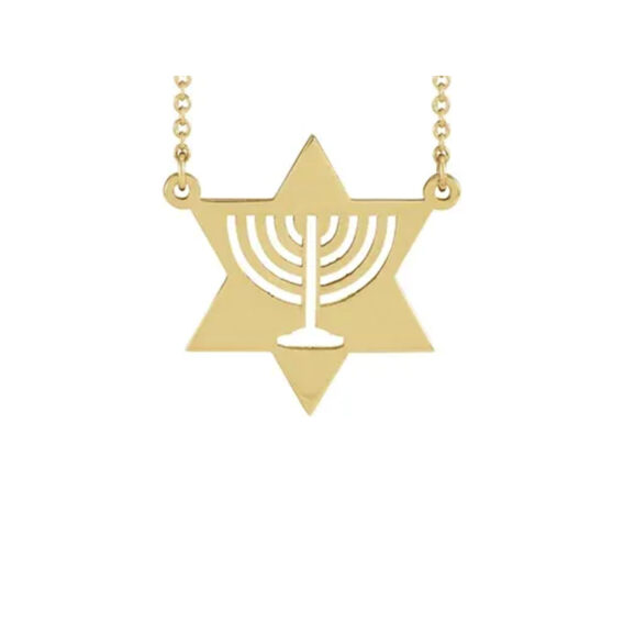Menorah Star Necklace - 87290