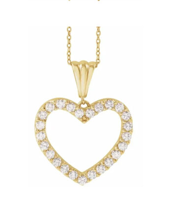 Diamond Heart Necklace - 67533