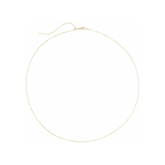 Adjustable Chain Bracelet, 1mm Threader Rolo Chain - CH1204AB - Image 2