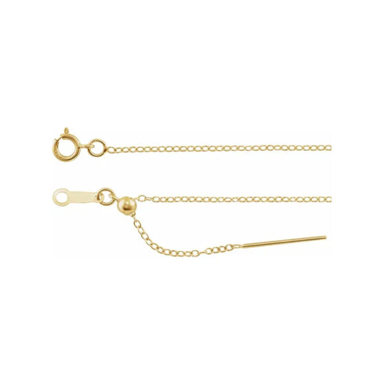 Threader Cable Adjustable Chain Necklace CH1104 - Popular Choice