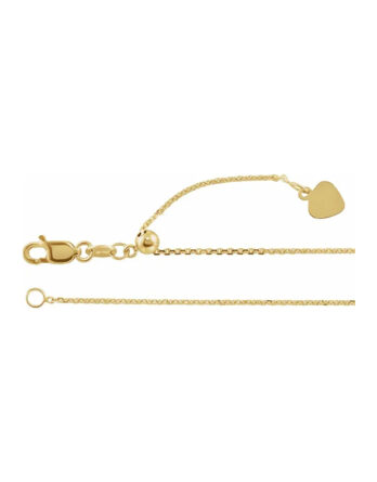Adjustable Chain Necklace, 1mm Cable Chain - CH982 Popular Choice