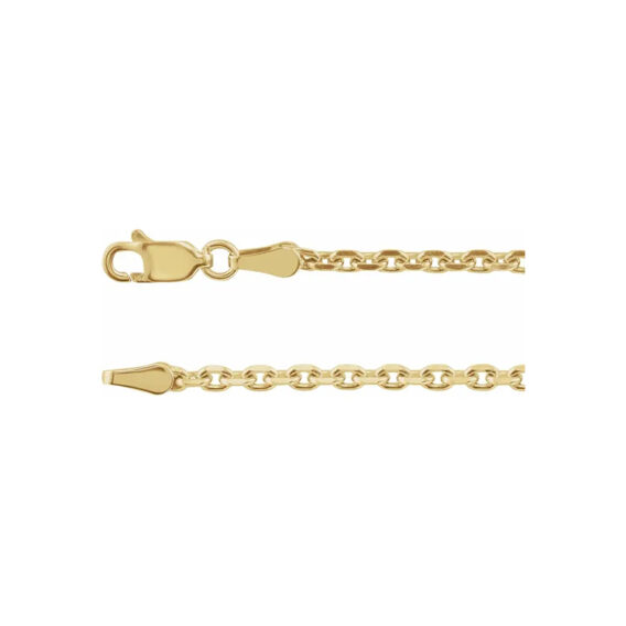 Chain Bracelet, 2.5mm Diamond-Cut Cable Chain - CH525