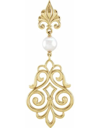 Pearl Pendant, Cultured Akoya Pearl - 85635