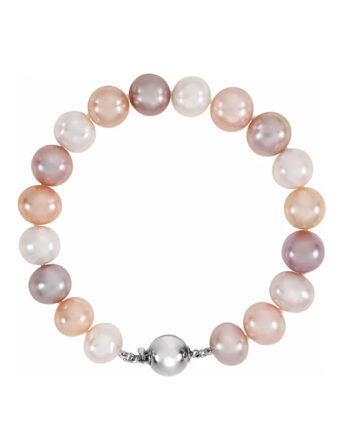 Pearl Bracelet, Multi-Color Freshwater Pearls - 66658