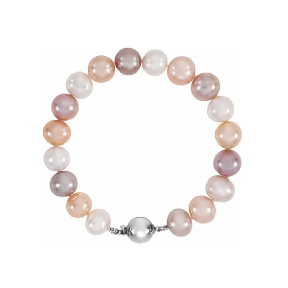 Pearl Bracelet, Multi-Color Freshwater Pearls - 66658