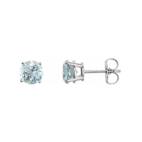 Birthstone Stud Earrings 1874 - POPULAR CHOICE