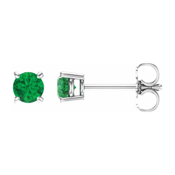Birthstone Stud Earrings 1874 - POPULAR CHOICE - Image 6