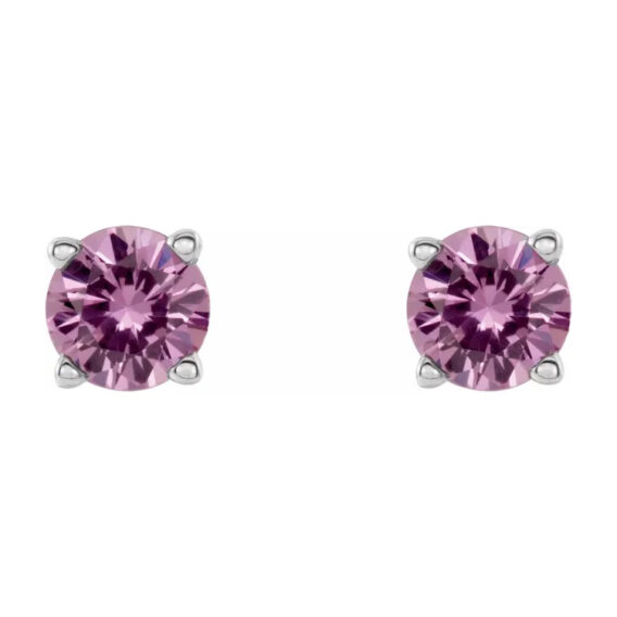 Birthstone Stud Earrings 1874 - POPULAR CHOICE - Image 5