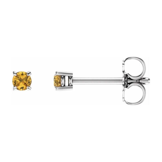Birthstone Stud Earrings 1874 - POPULAR CHOICE - Image 7