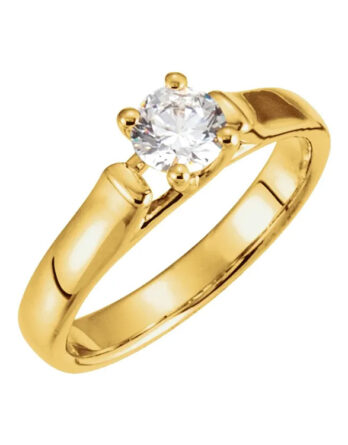 Engagement Ring, Solitaire Diamond Style - 64152