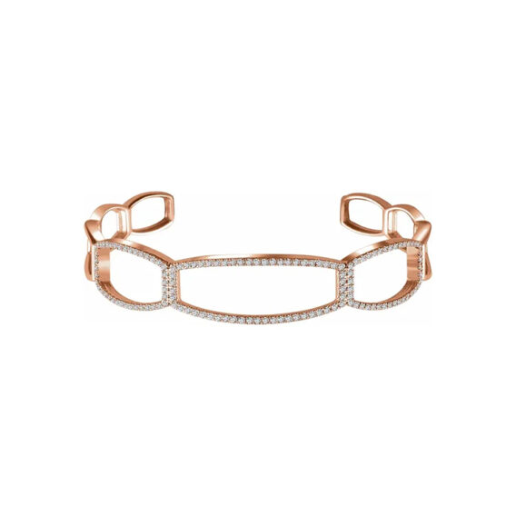 Cuff Bracelet, Natural Diamond  6 1/4" - 652297 - Image 2