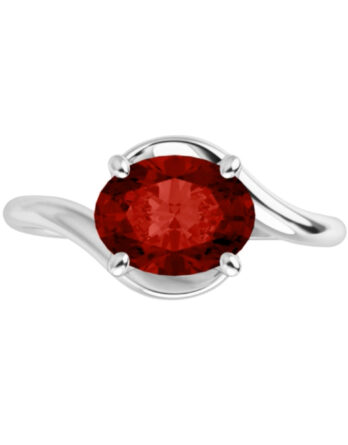 Ruby Ring, Oval Shape - 72042