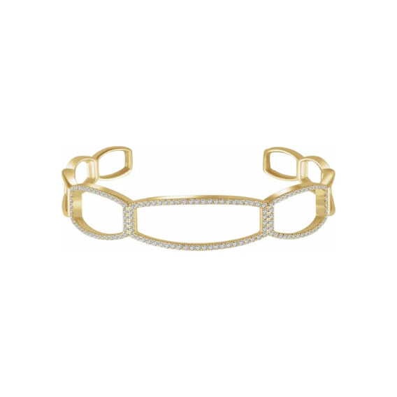 Cuff Bracelet, Natural Diamond  6 1/4" - 652297 - Image 3
