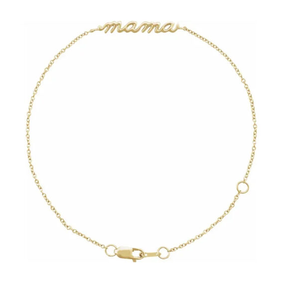 Necklace, Mama Script Design - 87395 - Image 6