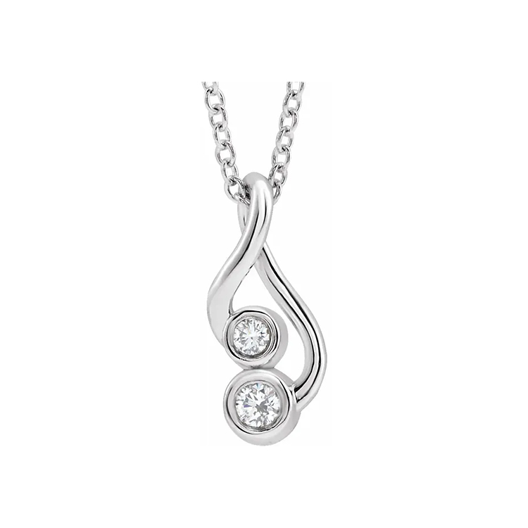 Hold You Forever Diamond Necklace or Pendant - 87113 - Image 2