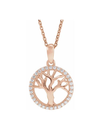 Tree of Life Diamond Necklace - 653607