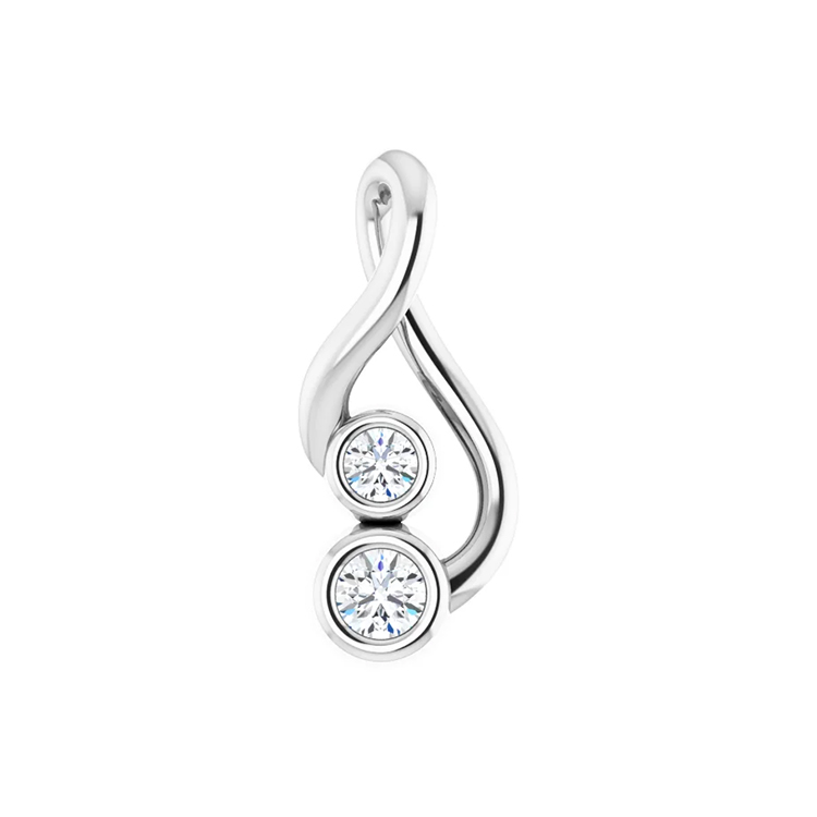 Hold You Forever Diamond Necklace or Pendant - 87113 - Image 7