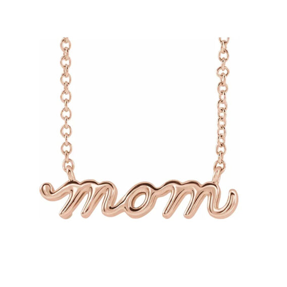 Necklace, Script Mom Design - 87396 - Image 4