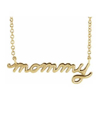 Necklace, Mommy Script Design - 87394