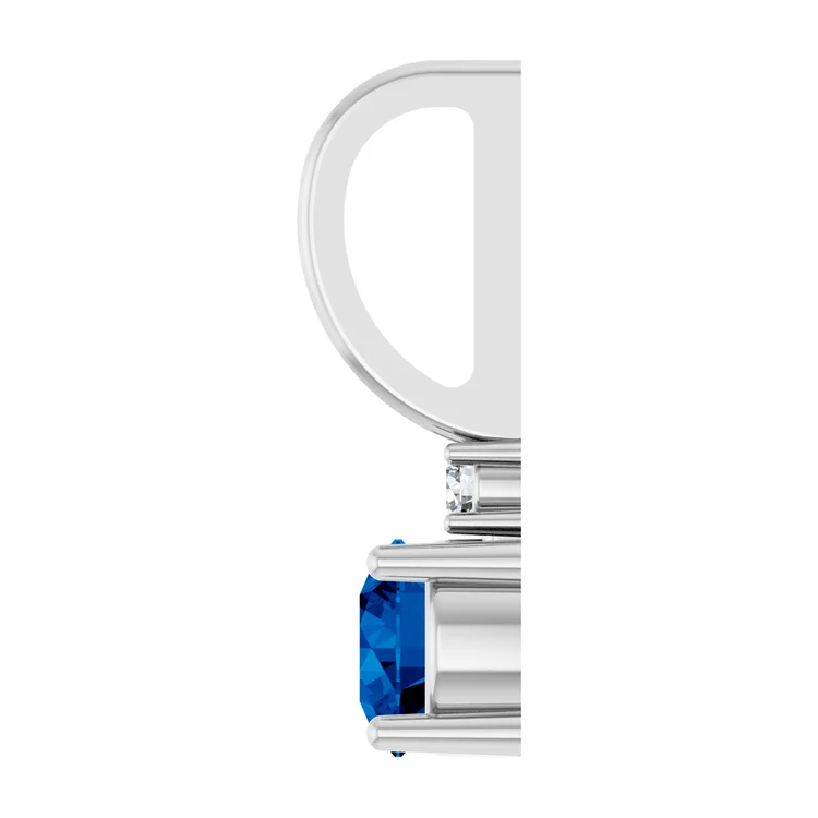 Birthstone Pendant, Diamond Accented Style - 88002 - Image 18