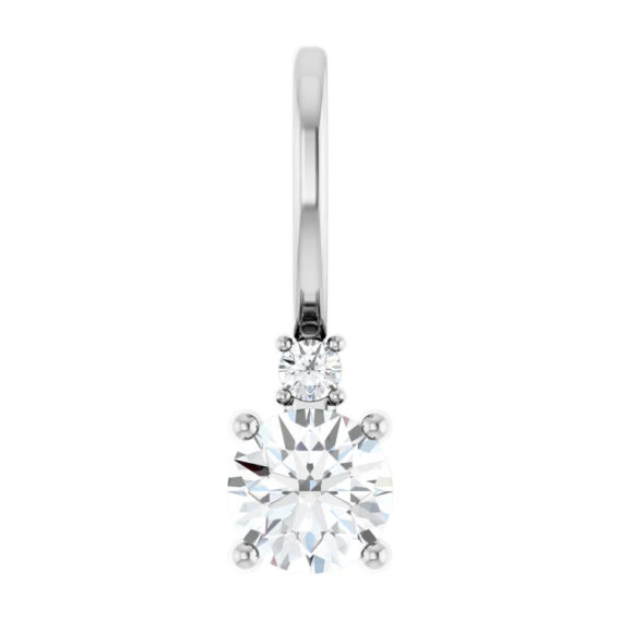 Birthstone Pendant, Diamond Accented Style - 88002 - Image 28