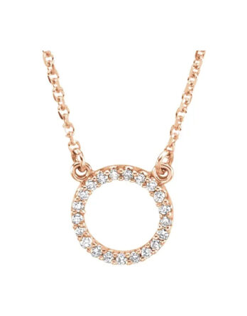 Diamond Circle Necklace 66417