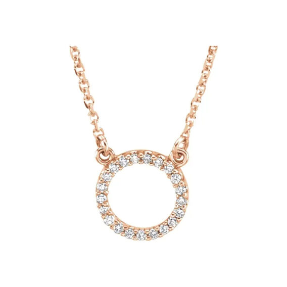 Diamond Circle Necklace 66417