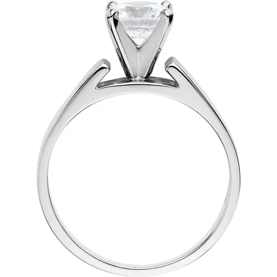 Solitaire Diamond Engagement Ring 60007 - Image 2