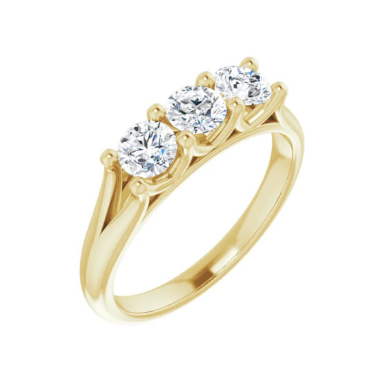 Anniversary Band, Three Stone Natural Diamond - Popular Choice 123350