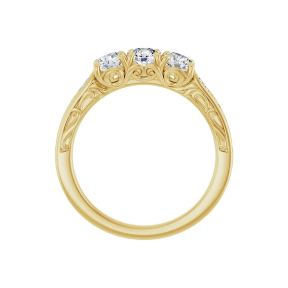 Three-Stone Anniversary Band 123266 - Image 2