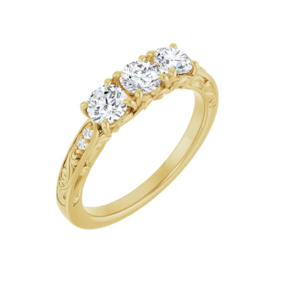 Three-Stone Anniversary Band 123266