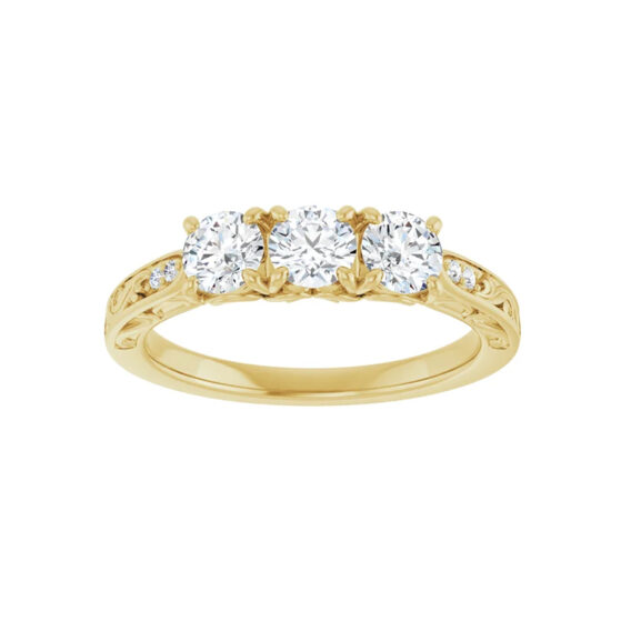 Three-Stone Anniversary Band 123266 - Image 3