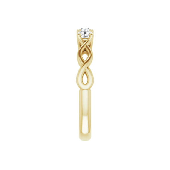 Anniversary Band, Three Stone Lab-Grown Diamond  - 122861 - Image 2