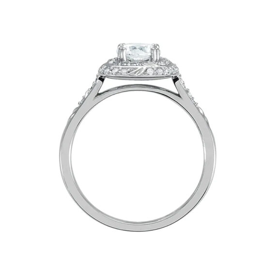 Engagement Ring, Sculptural Inspired - 121961 - Image 2