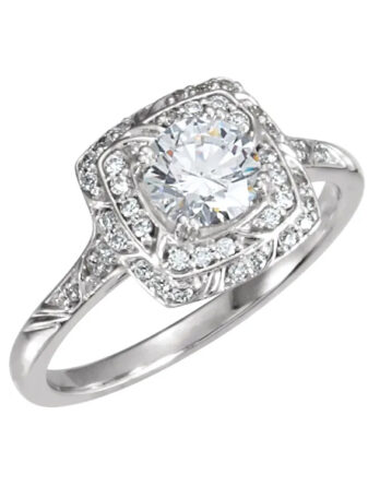 Engagement Ring, Sculptural Inspired - 121961