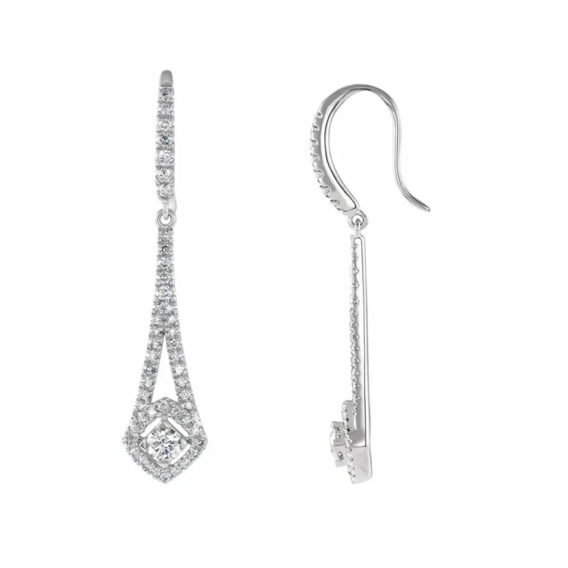 Diamond Chandelier Earrings 67101 - Image 2