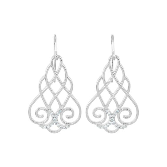 Diamond Chandelier Earrings 68721 - Image 2