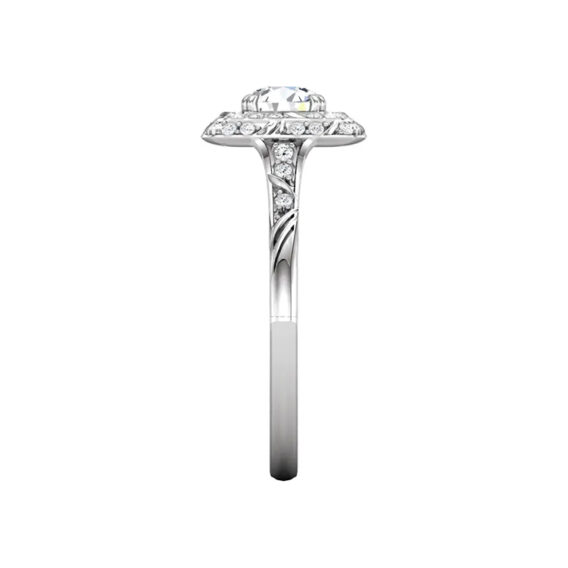 Engagement Ring, Sculptural Inspired - 121961 - Image 3